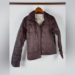 Eddie Bauer Goose Down coat Jacket Plum Women’s Small